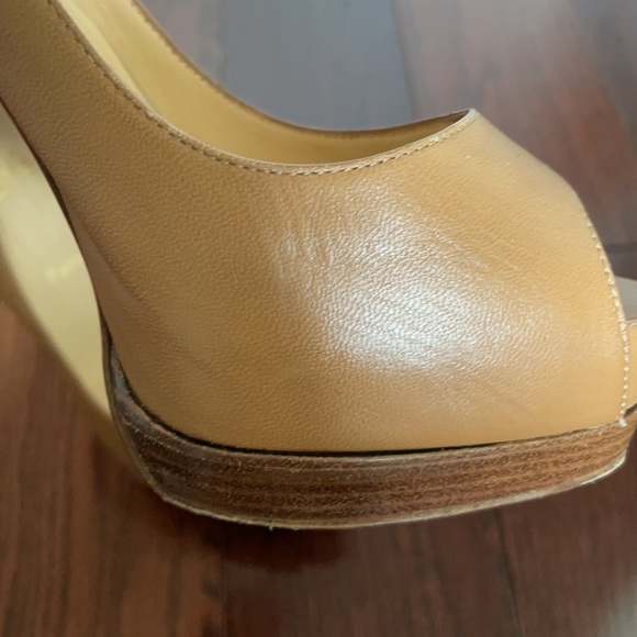 Christian loubutin open toe pumps 4” heel 39 - Picture 9 of 10